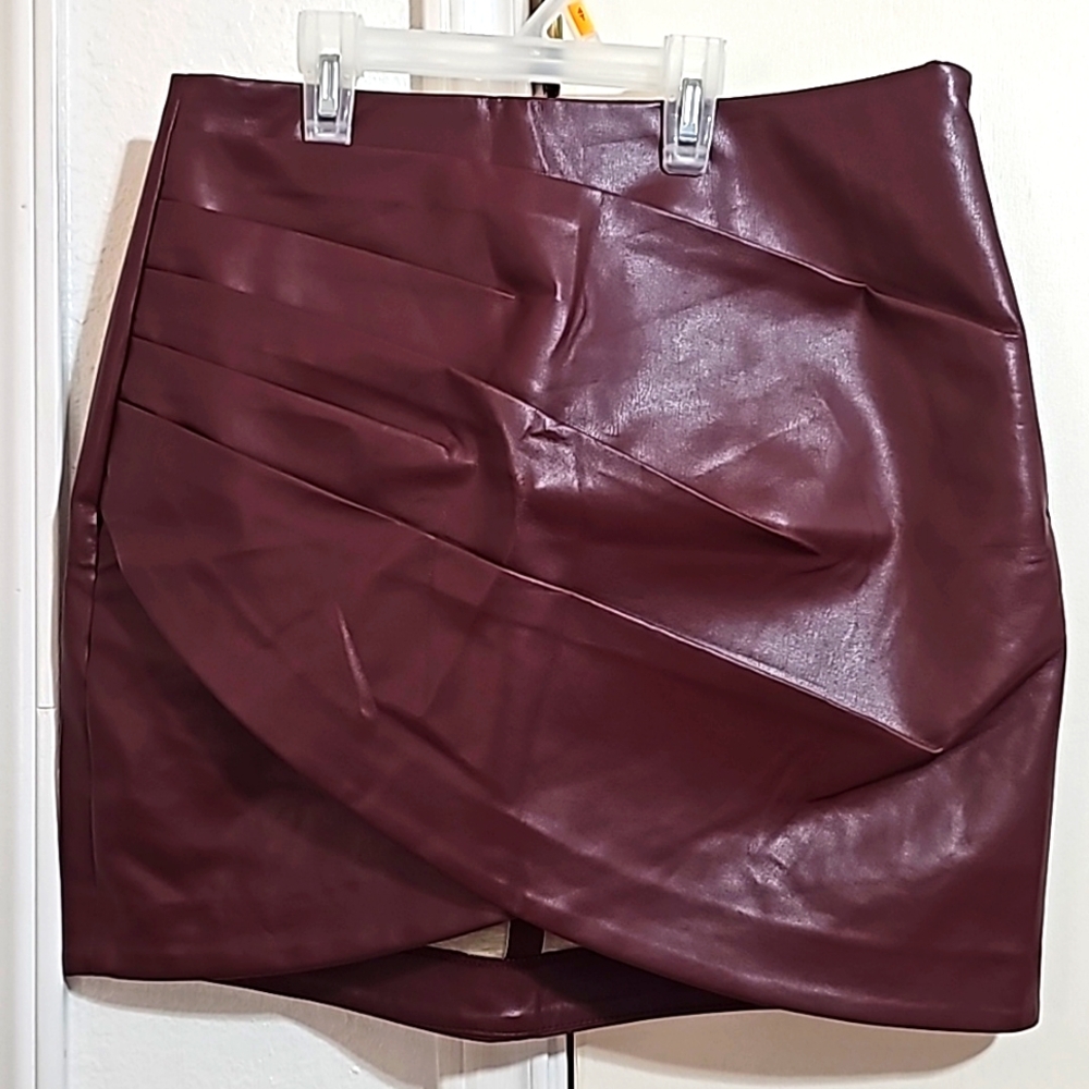Burgundy Skirt